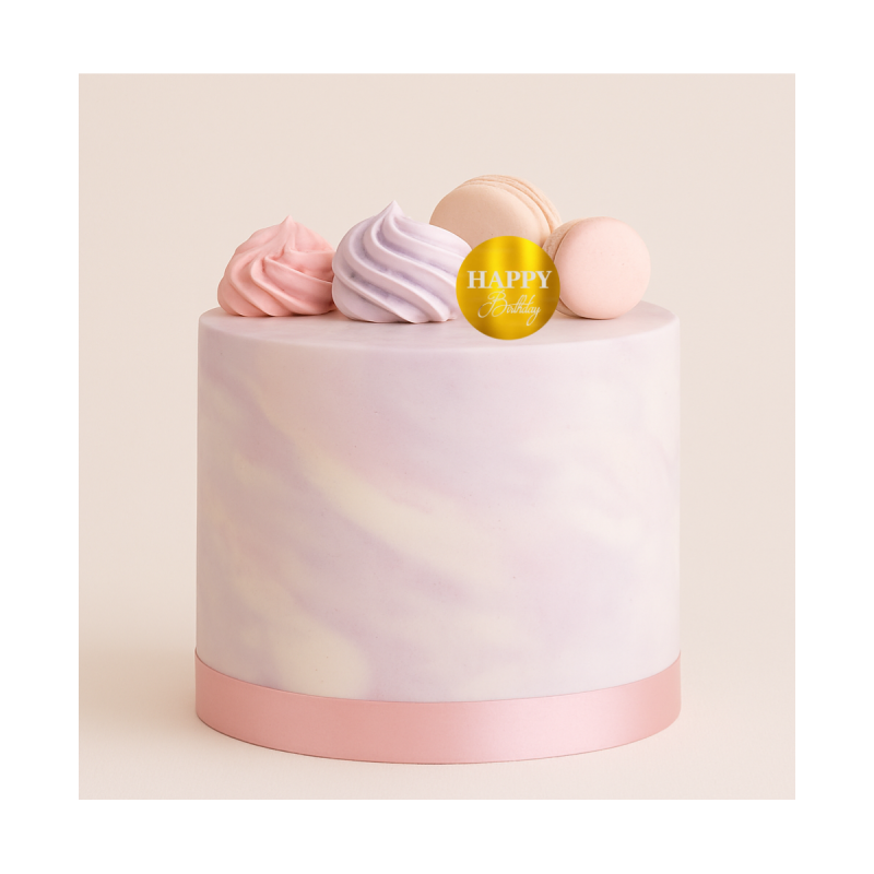 Face Topper gravé - Happy Birthday Face Topper gravé - Happy Birthday