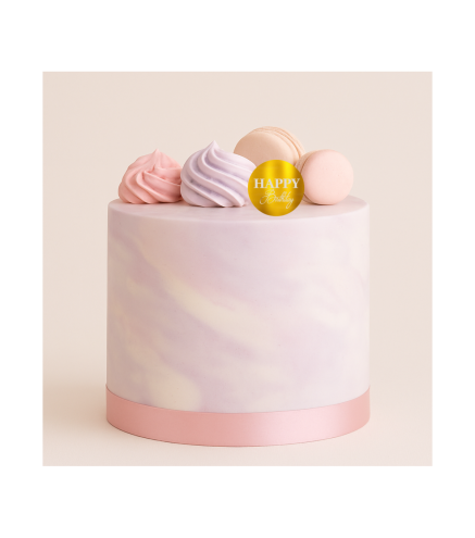 Face Topper gravé - Happy Birthday