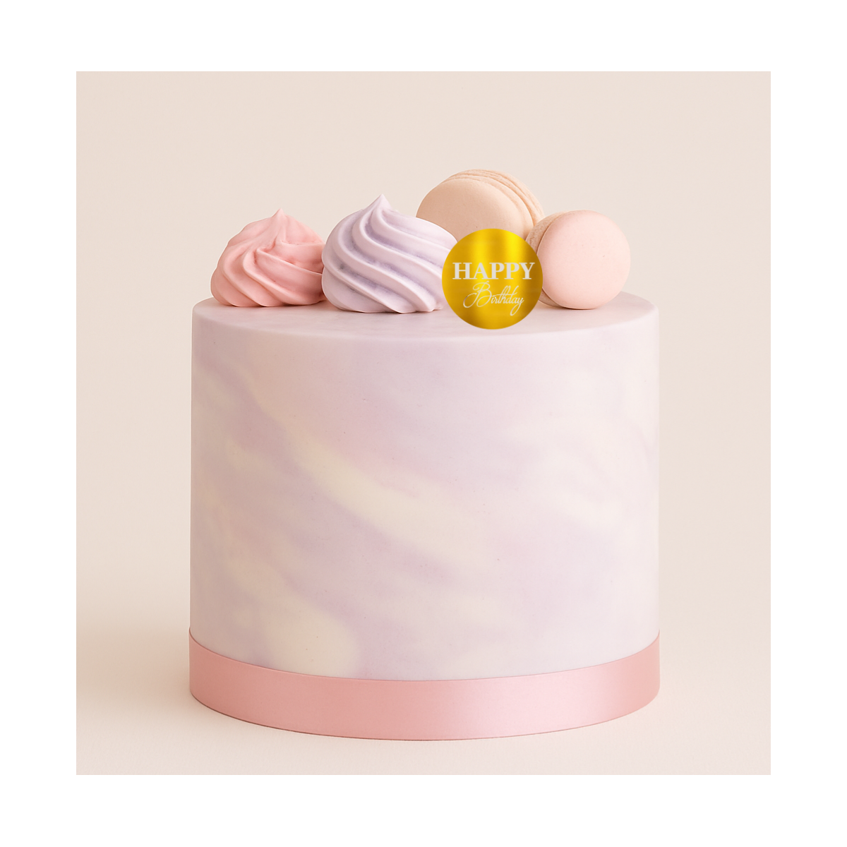 Face Topper gravé - Happy Birthday Face Topper gravé - Happy Birthday