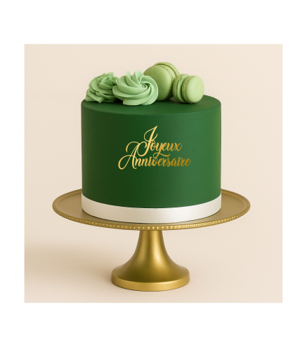 Face Topper - Joyeux Anniversaire 12 cm
