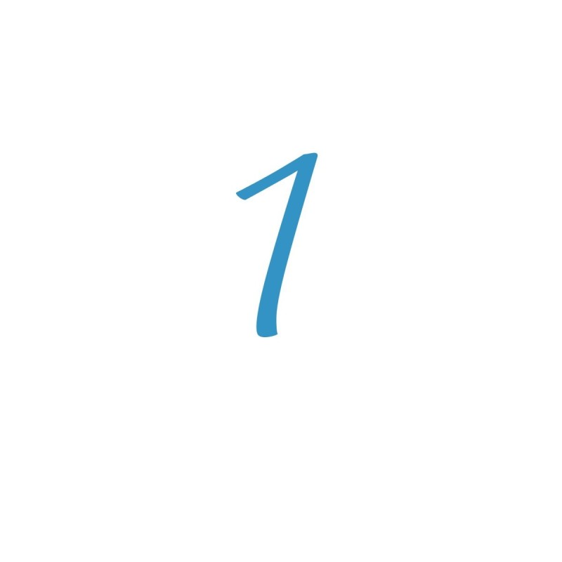 Chiffre - 10 cm Chiffre - 10 cm