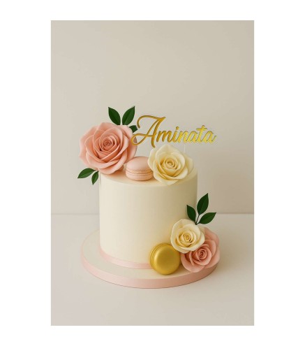 Cake Topper - Doublure transparente