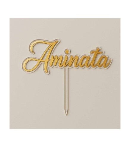 Cake Topper - Doublure transparente