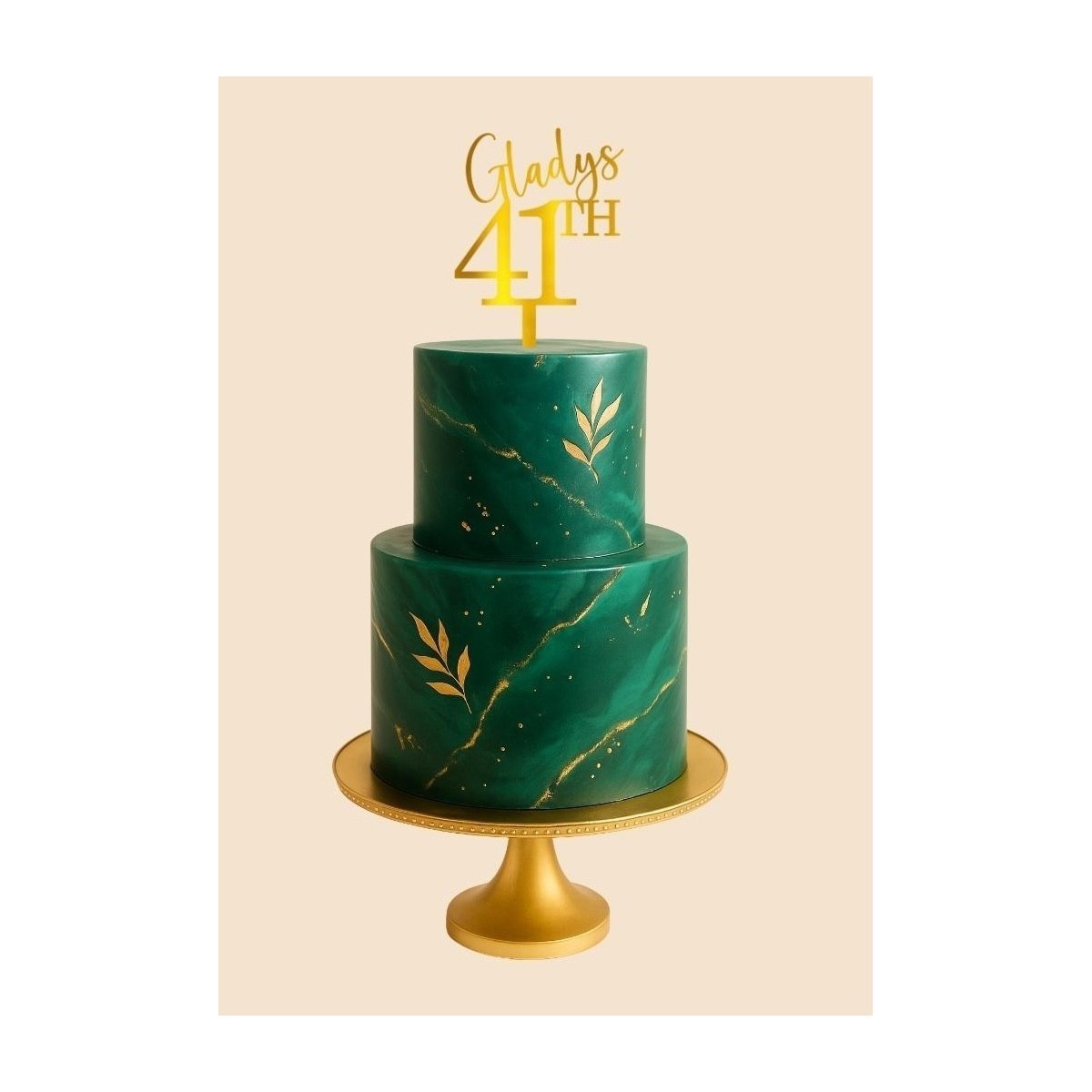 Cake Topper - PRENOM + AGE Cake Topper - PRENOM + AGE