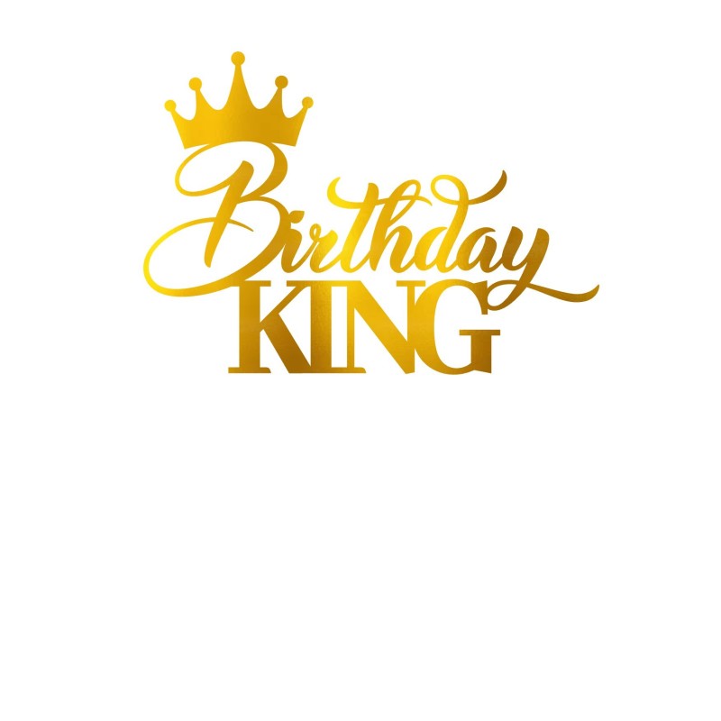 Face Topper Birthday King - Couronne Face Topper Birthday King - Couronne
