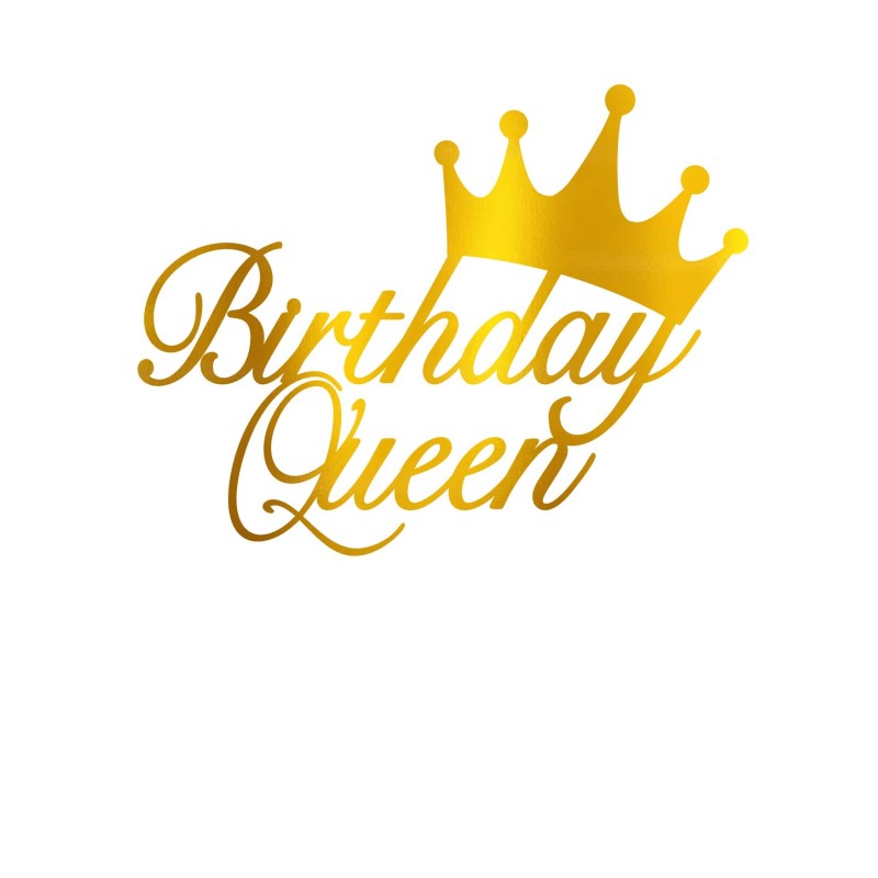 Face Topper Birthday Queen - Couronne Face Topper Birthday Queen - Couronne
