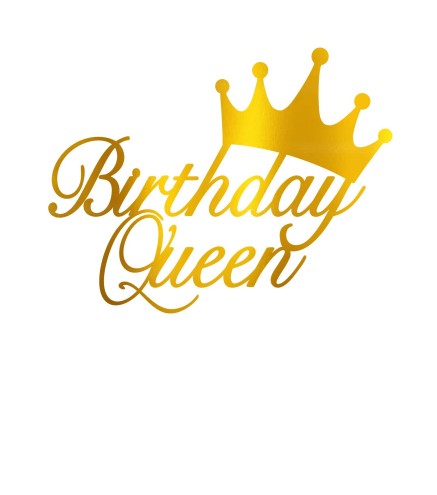 Face Topper Birthday Queen - Couronne