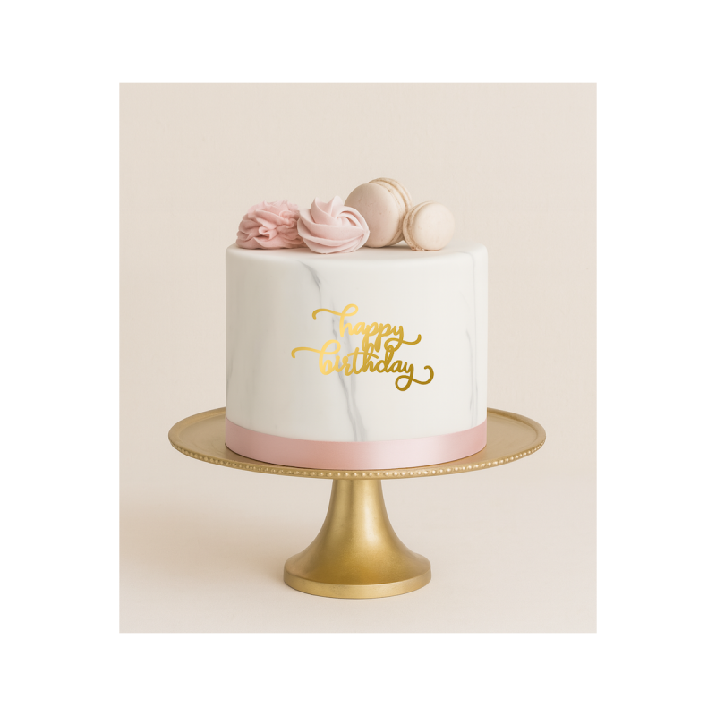 Face Topper - Happy Birthday 7 cm