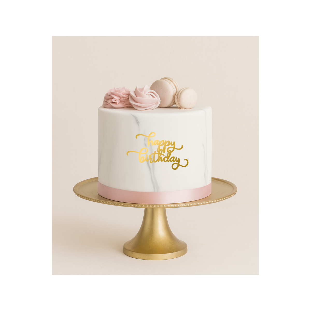 Face Topper - Happy Birthday 7 cm