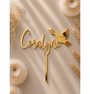 copie de Cake Topper - PRENOM + AGE
