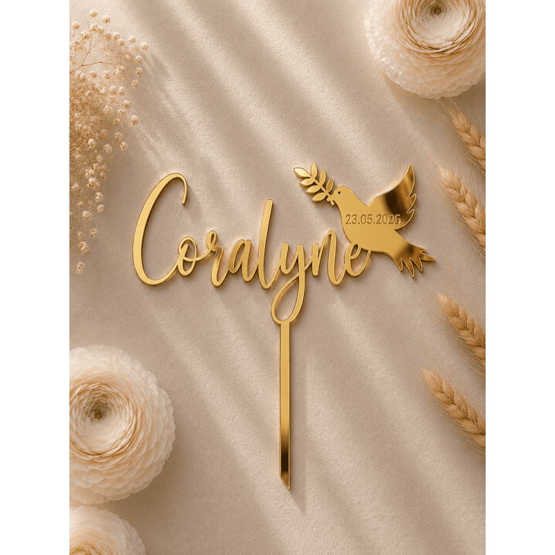 copie de Cake Topper - PRENOM + AGE