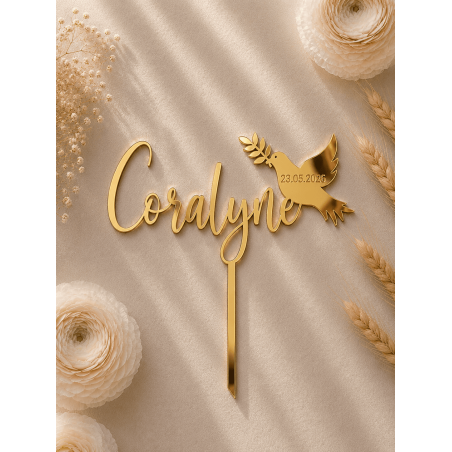 copie de Cake Topper - PRENOM + AGE