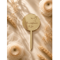 Cake Topper gravé - Profession de foi - 8 cm Cake Topper gravé - Profession de foi - 8 cm