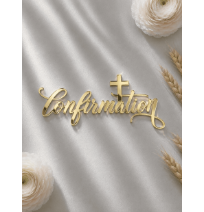 Face Topper Confirmation - 10 cm