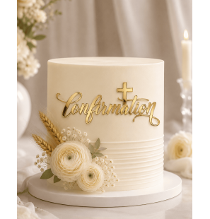 Face Topper Confirmation - 10 cm
