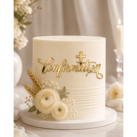 Face Topper Confirmation - 10 cm