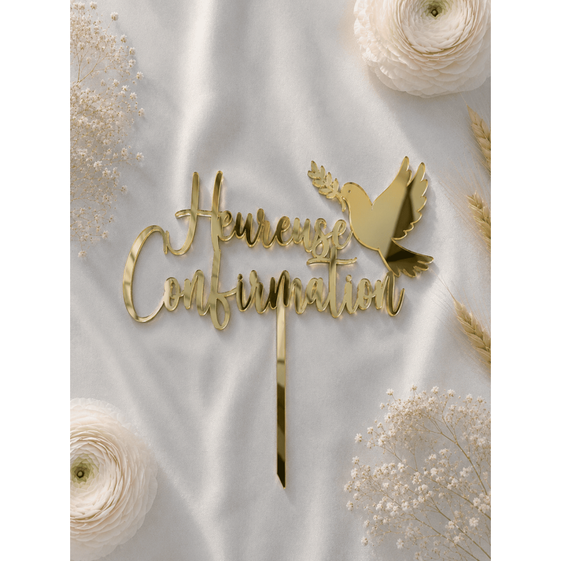 CakeTopper - Heureuse confirmation CakeTopper - Heureuse confirmation