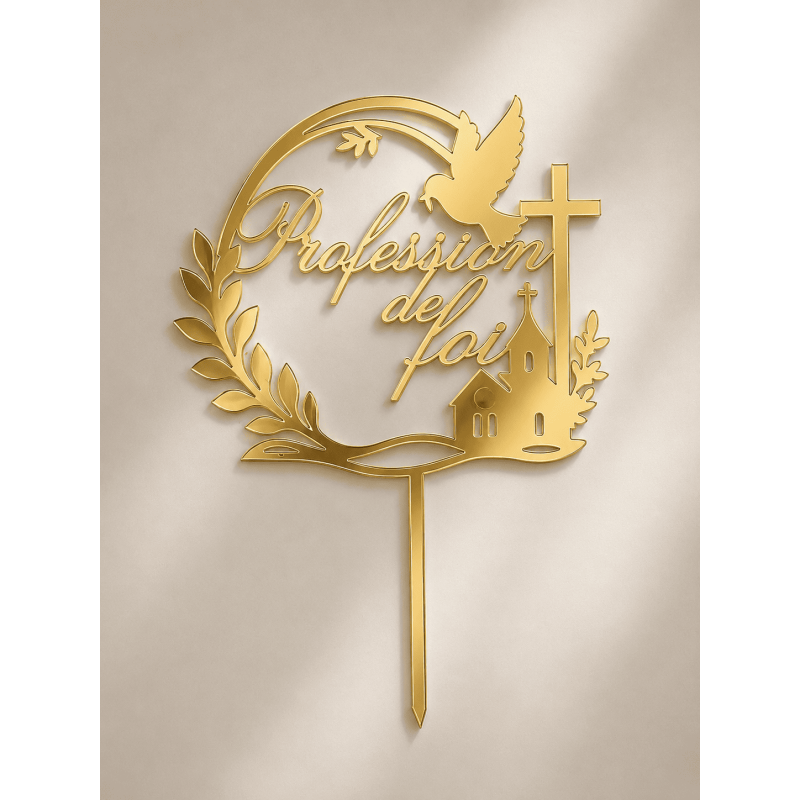 CakeTopper - Heureuse confirmation CakeTopper - Heureuse confirmation