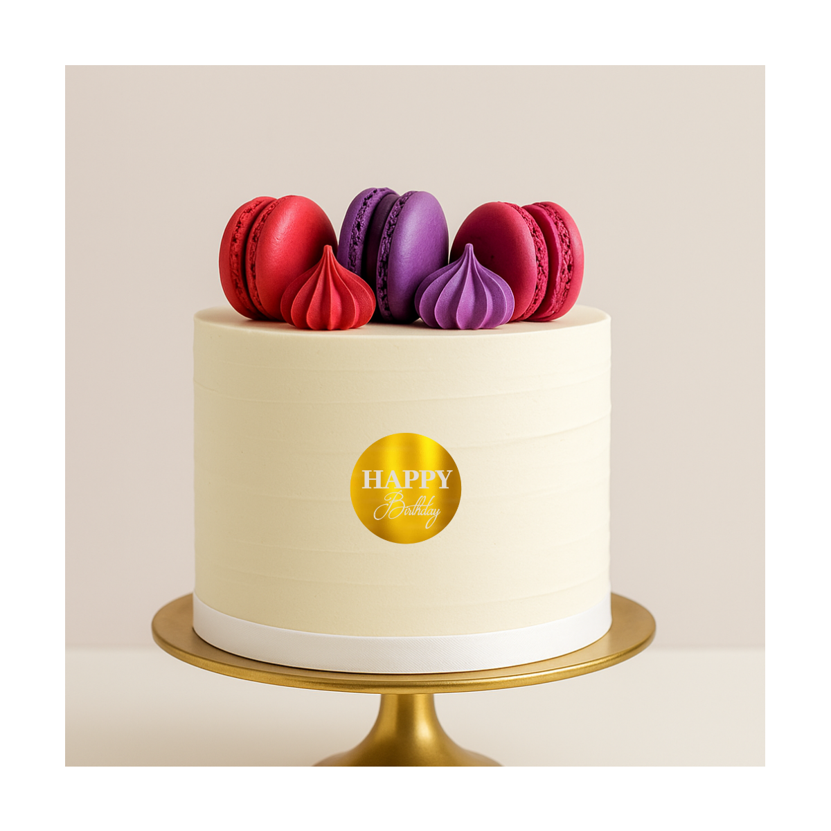 Lot de 10 Face Topper - Happy Birthday