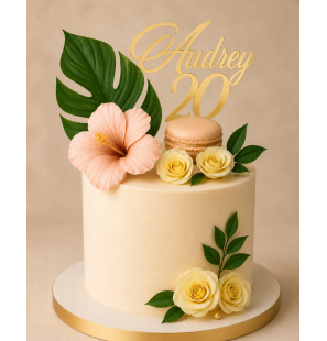 Cake Topper - PRENOM + AGE