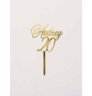 Cake Topper - PRENOM + AGE