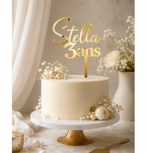 Cake Topper - PRENOM + AGE
