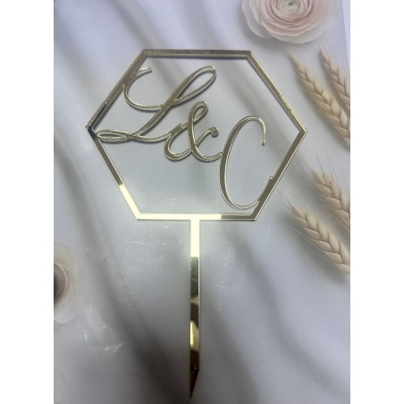 Cake Topper - Initiales