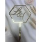 Cake Topper - Initiales