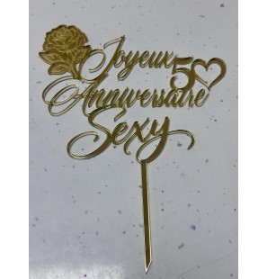 Cake Topper - Joyeux Anniversaire