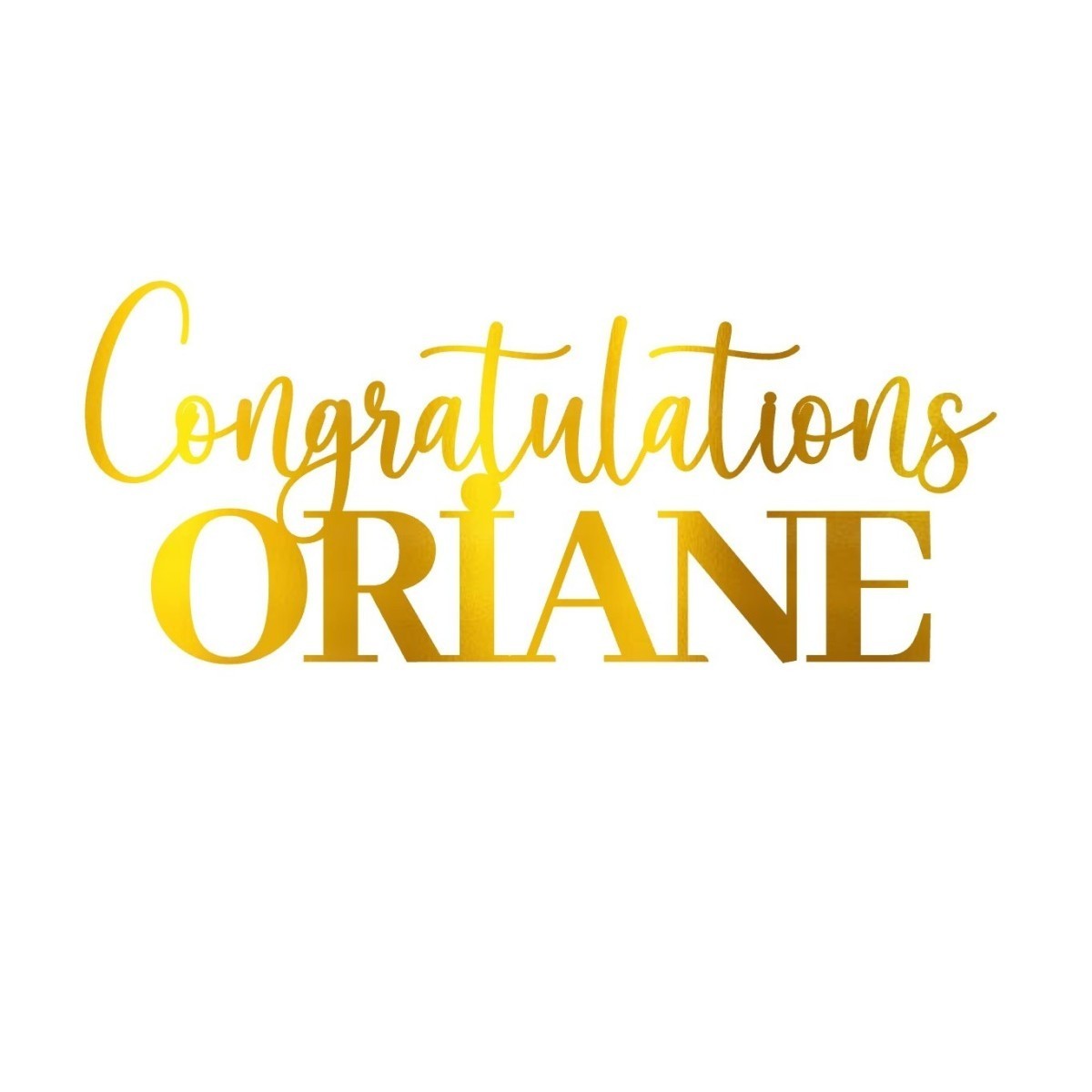 Face Topper - Congratulations Face Topper - Congratulations