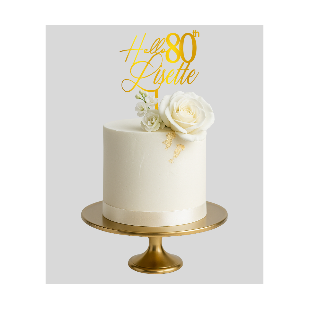 Cake Topper - Hello+Age+Prénom Cake Topper - Hello+Age+Prénom