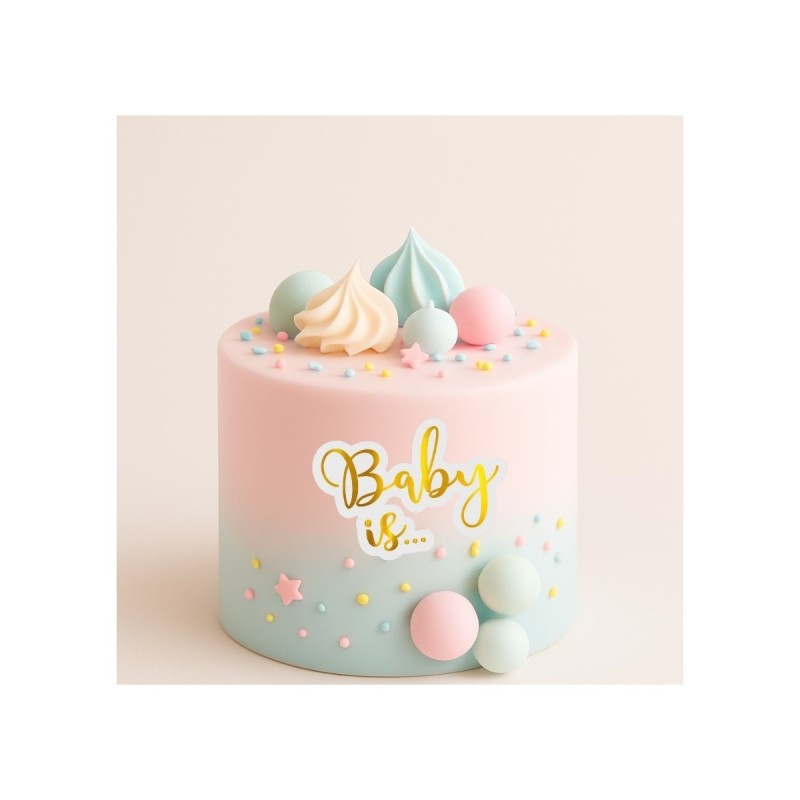 Face Topper - Baby is ...