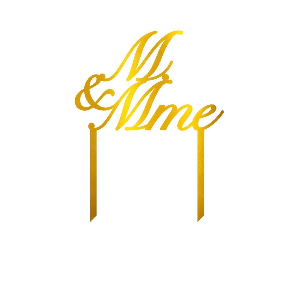 Cake Topper - M & MME
