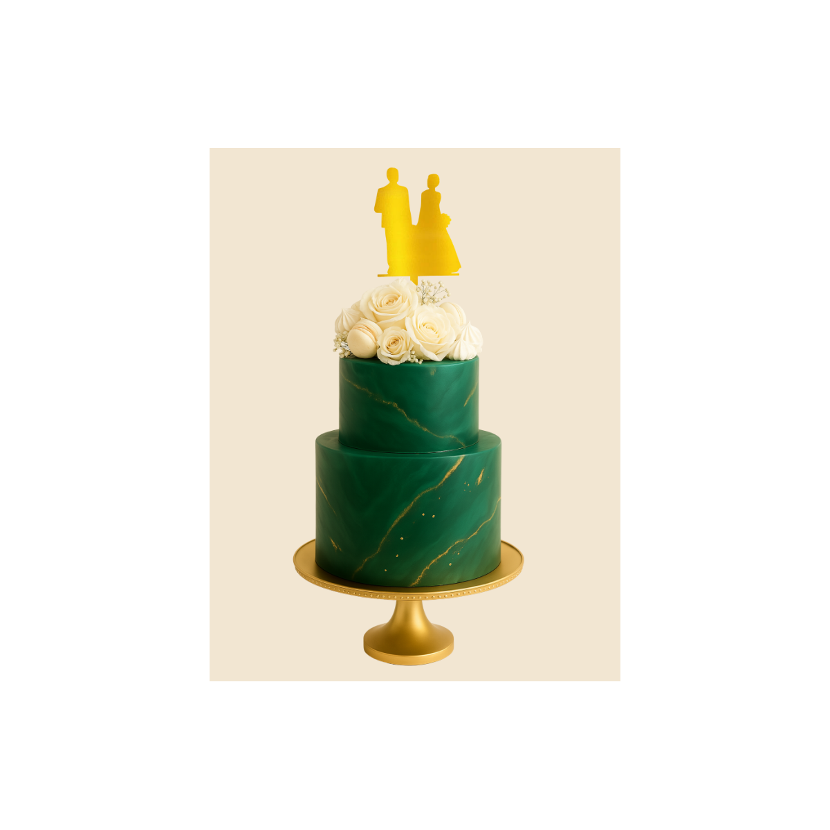 Cake Topper - Silhouette Mariés Cake Topper - Silhouette Mariés