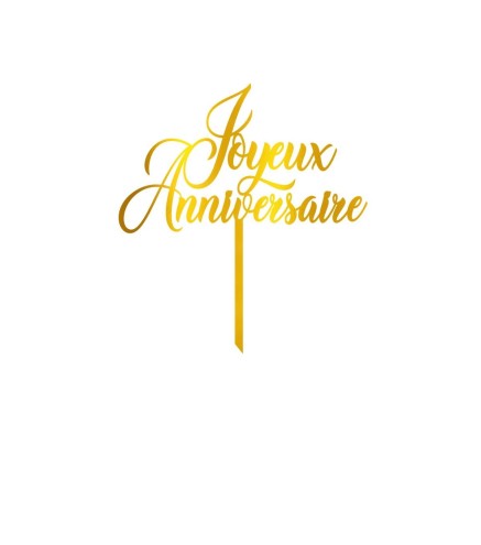 Cake Topper - Joyeux Anniversaire