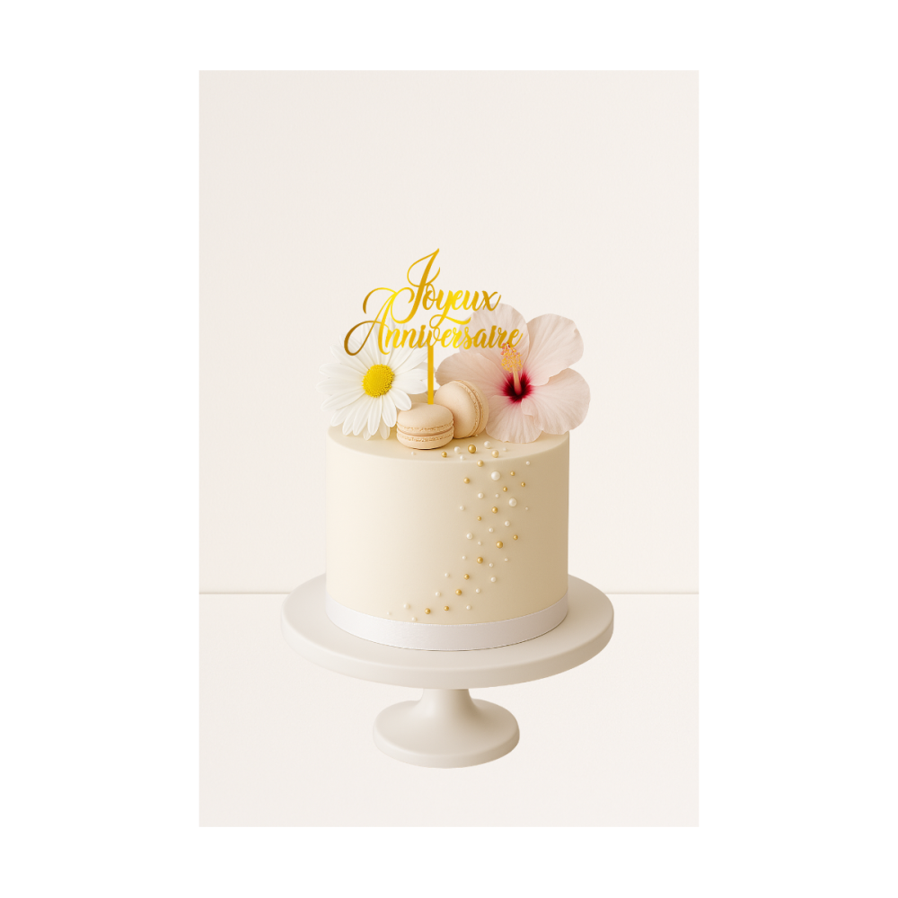 Cake Topper - Joyeux Anniversaire