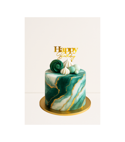 Cake Topper Happy Birthday - 12 cm