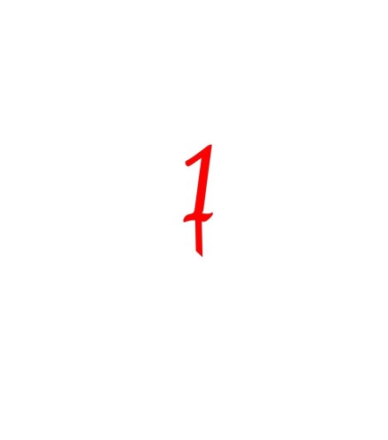 Chiffre - 9 cm