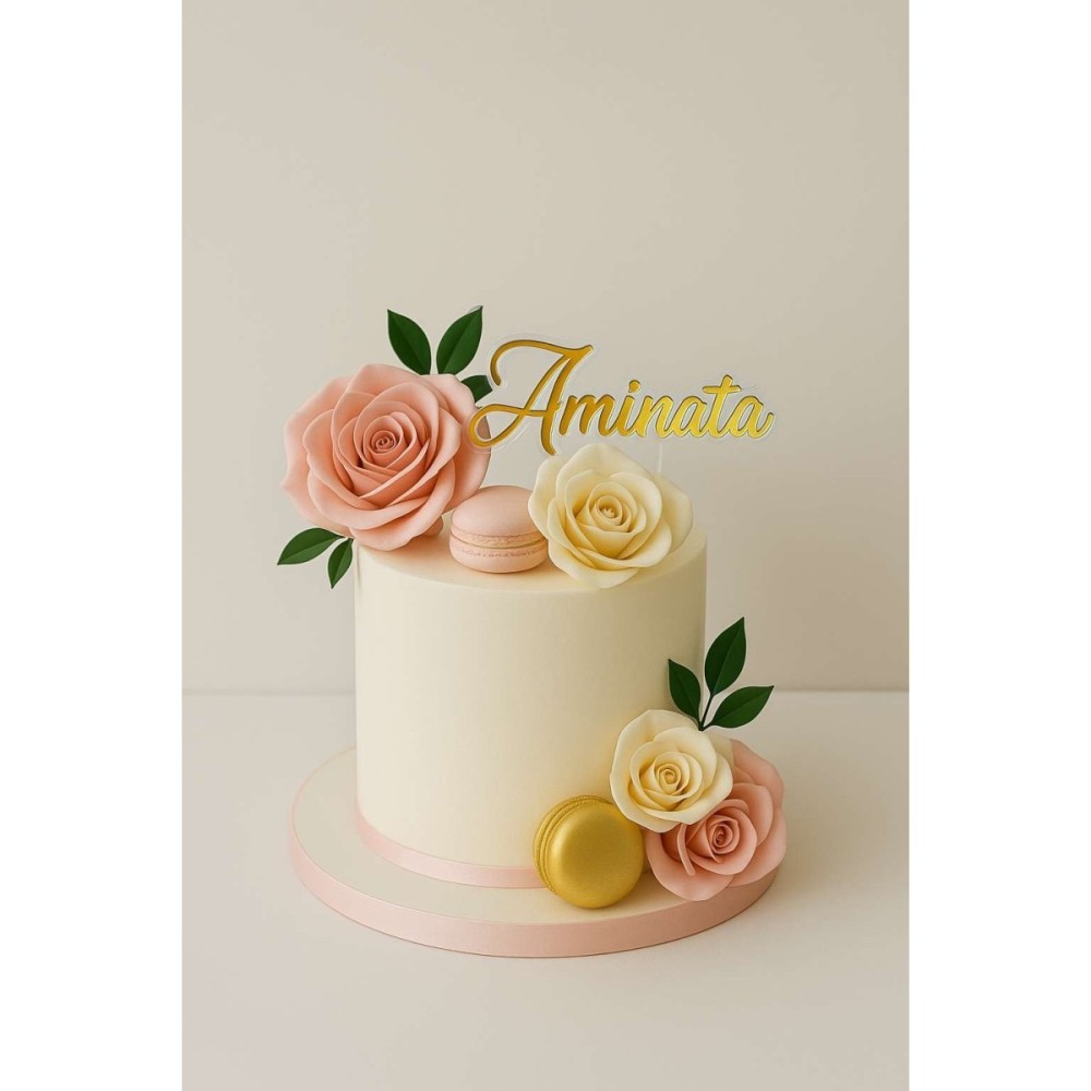 Texte personnalisé en acrylique - Doublure transparente