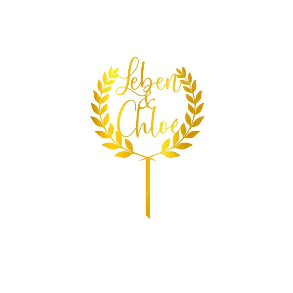 Cake Topper - PRENOMS
