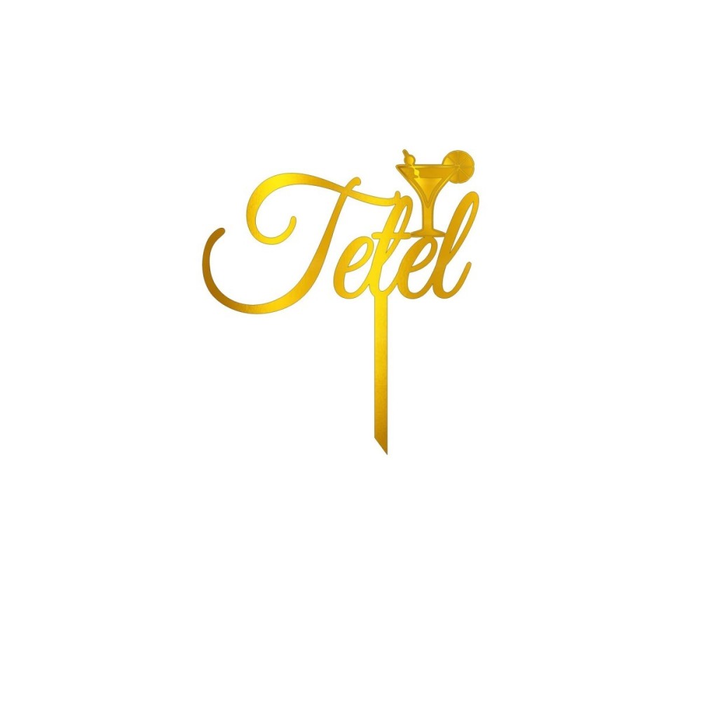 Cake Topper - PRENOM + THEME AU CHOIX