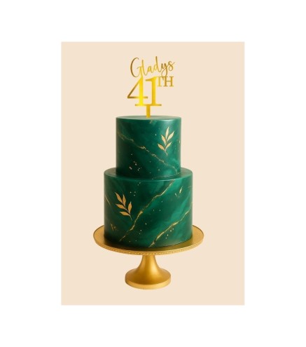 Cake Topper - PRENOM + AGE