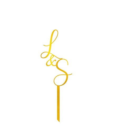 Cake Topper - Initiales
