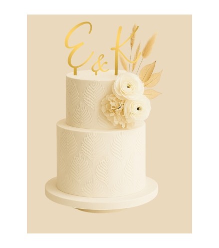 Cake Toppers - Lot de 3 éléments