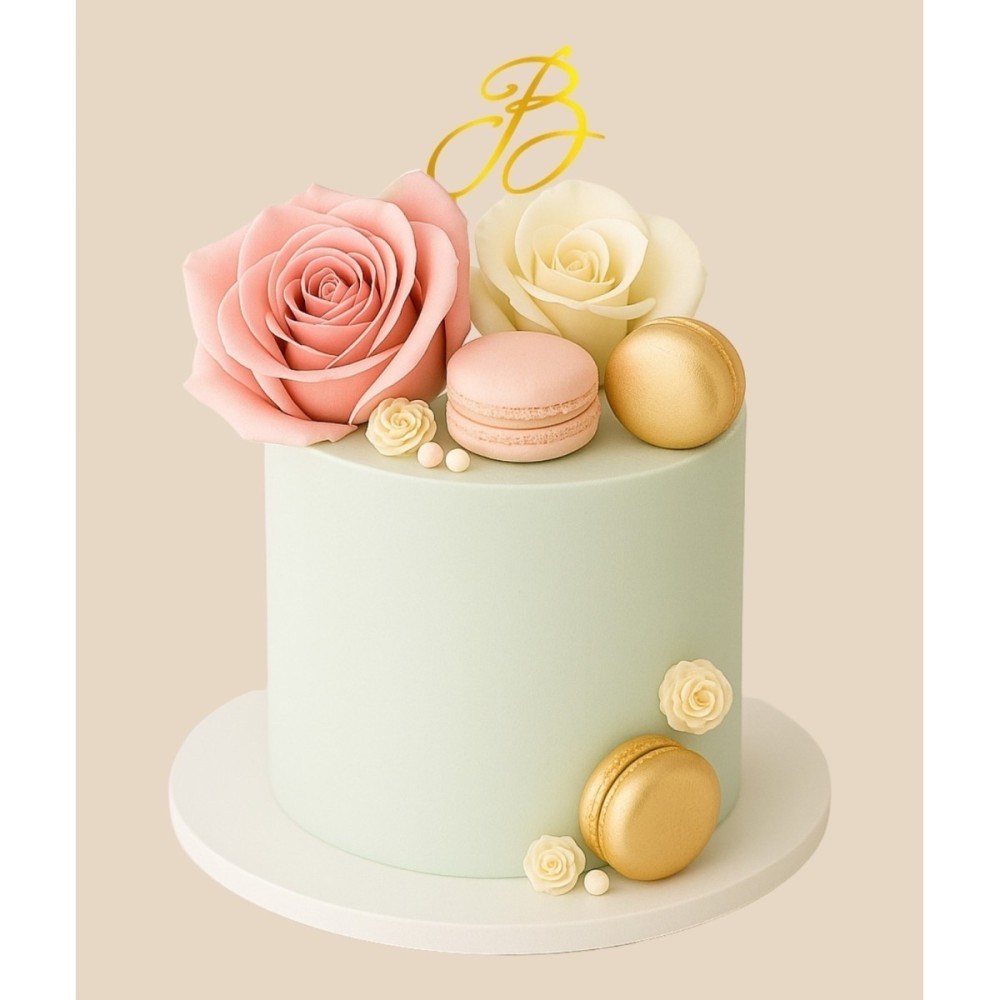 Cake Topper - INITIALE