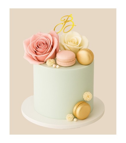 Cake Topper - INITIALE