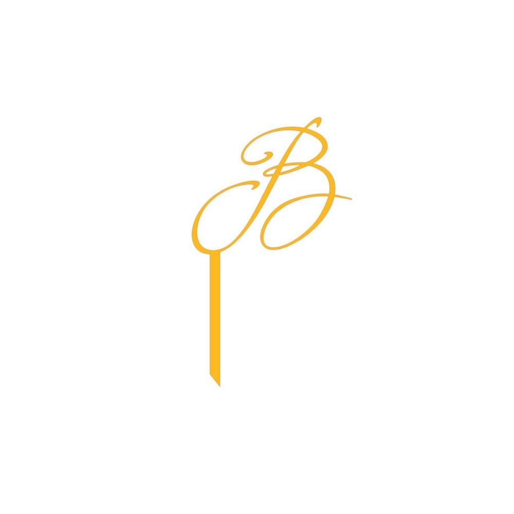 Cake Topper - INITIALE
