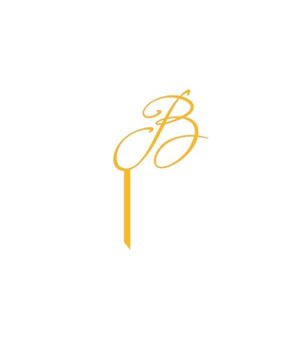 Cake Topper - INITIALE