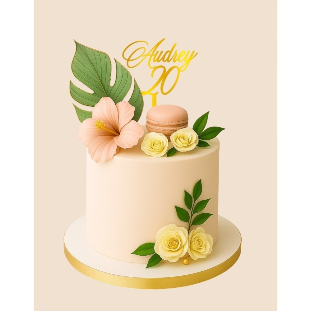 Cake Topper - PRENOM + AGE