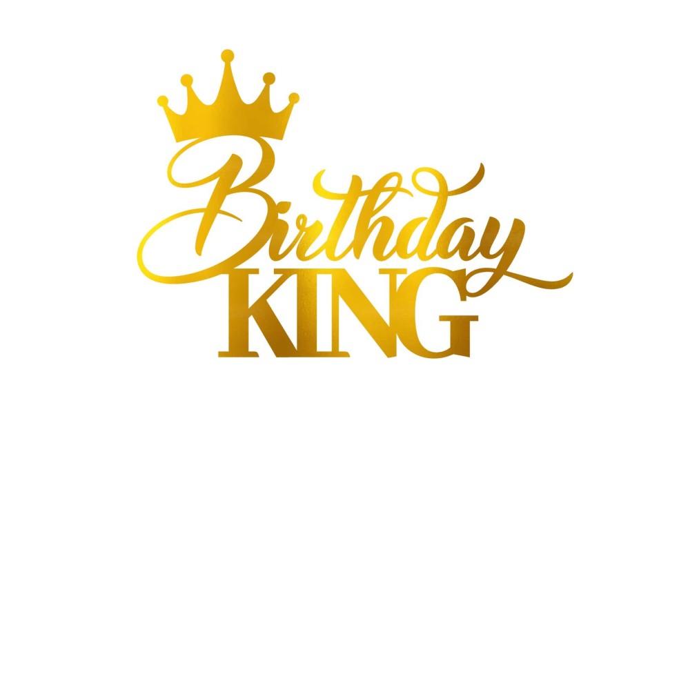 Face Topper Birthday King - Couronne